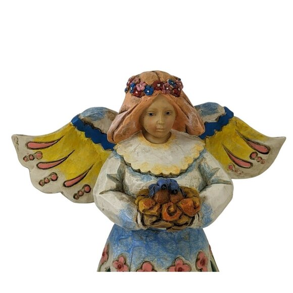 Vtg. 8" Jim Shore Heartwood Creek "Angel of Love" Figurine  F108924  2002 C120 - Picture 5 of 6